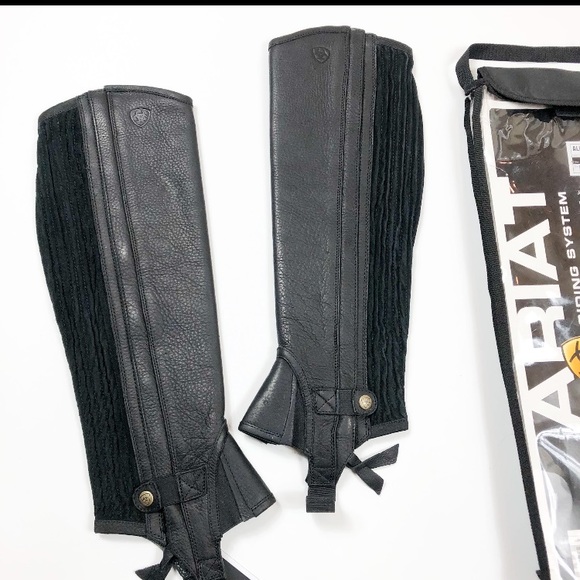 Ariat Other - NWT Ariat All Around Chap III Leather/Sued Black